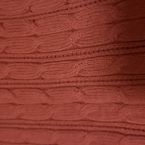 🟣2/$13. ST. JOHN'S BAY Women's Fuchsia Pink Classic Cable Knit Sweater Size Xl - Picture 8 of 12